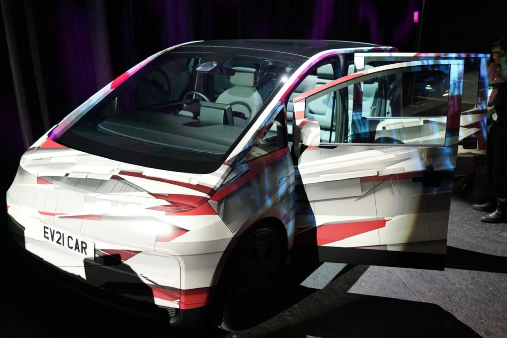 Arrival dedicated rideshare EV