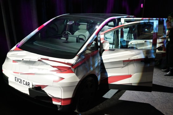 Arrival dedicated rideshare EV