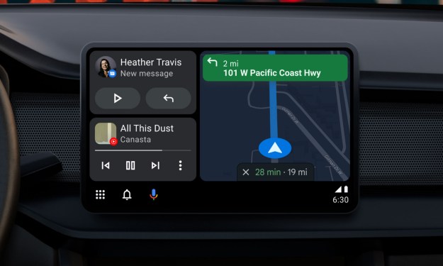 Android Auto's new interface