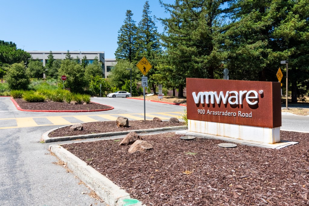 Entrance to VMware campus located in Silicon Valley
