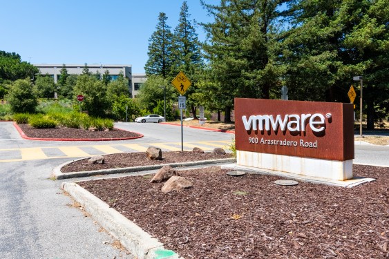 Entrance to VMware campus located in Silicon Valley