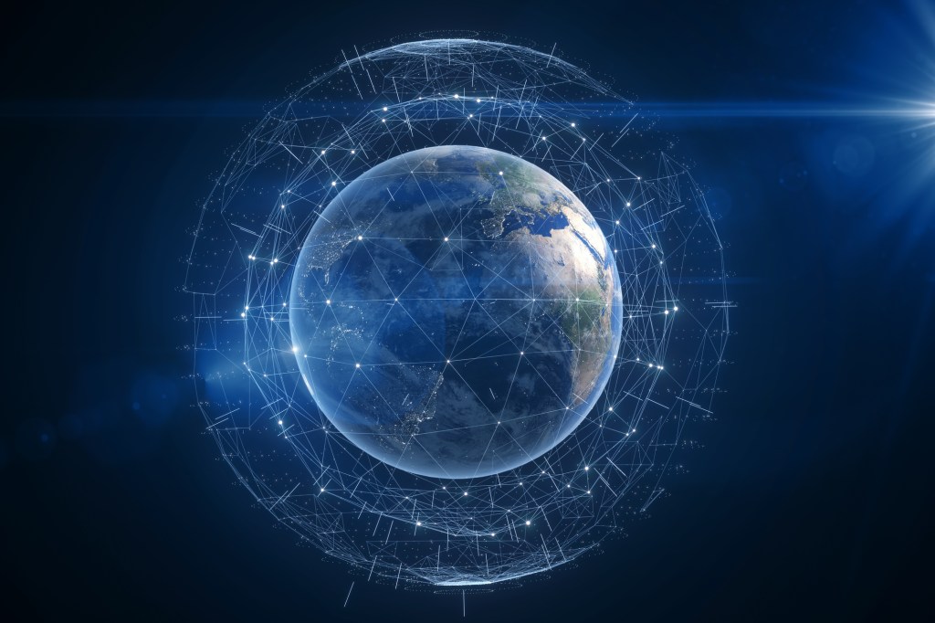 satellites surrounding Earth
