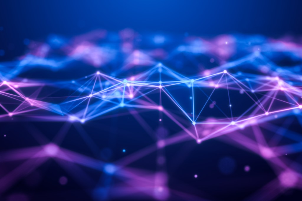 3d rendering Neon Colored Abstract background, futuristic texture design for Business science and Technology advertising