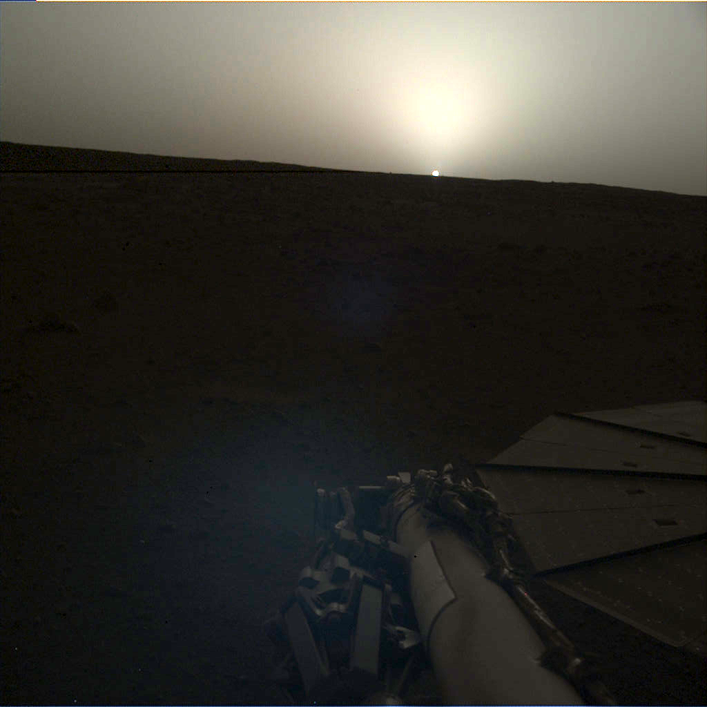 martian sunset
