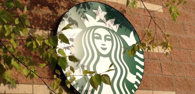 Starbucks sign