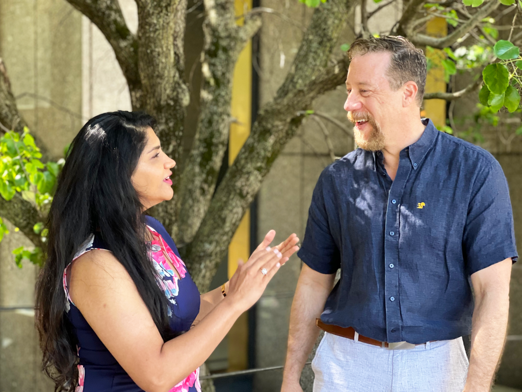 Vendia co-founders Shruthi Rao and Tim Wagner.