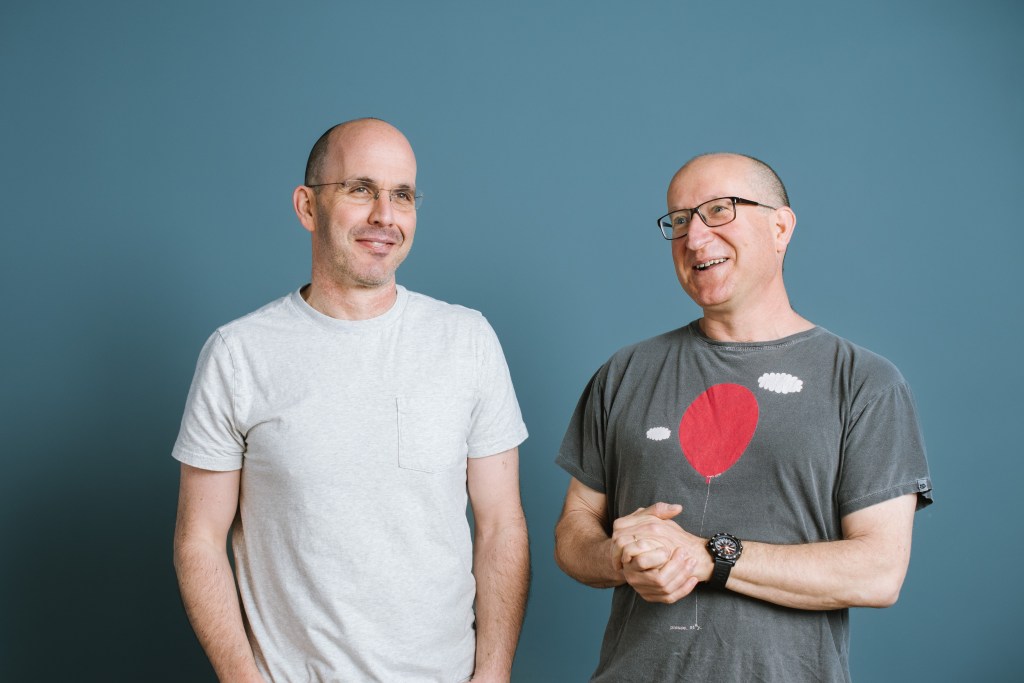 A picture of Uri Kolodny and Eli Ben-Sasson, co-founders of StarkWare