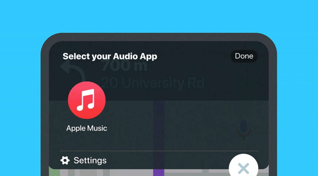 Apple Music on Waze