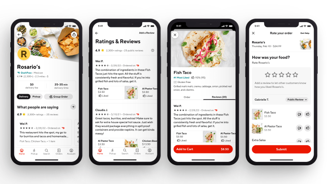 DoorDash reviews