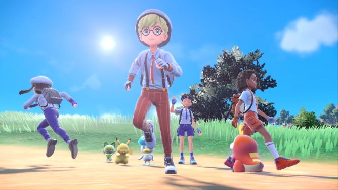 Screen from pokemon scarlet and violet
