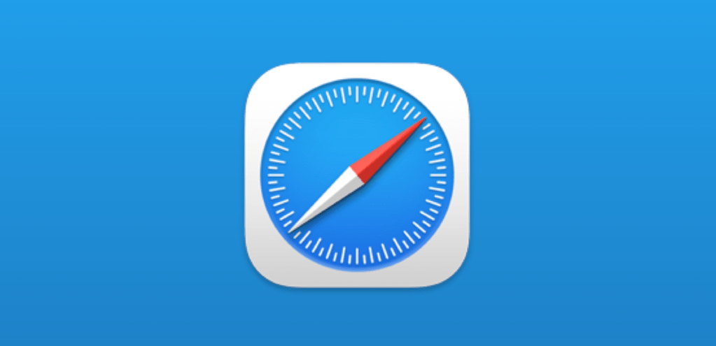 graphic showing compass on blue background