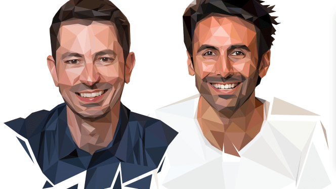 Chrys Bader and Sean Dadashi