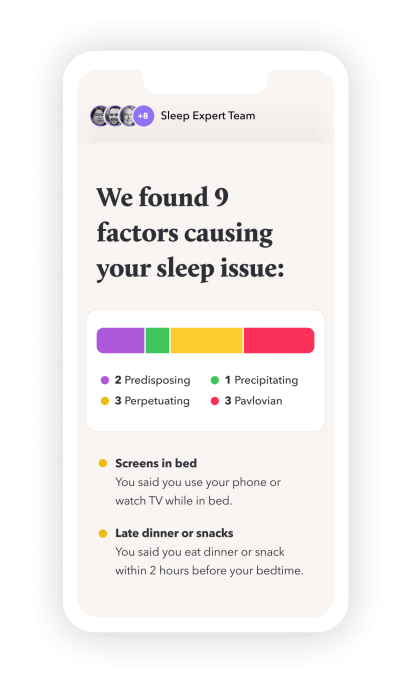 Sleep Reset will find major factors that are disturbing your sleep