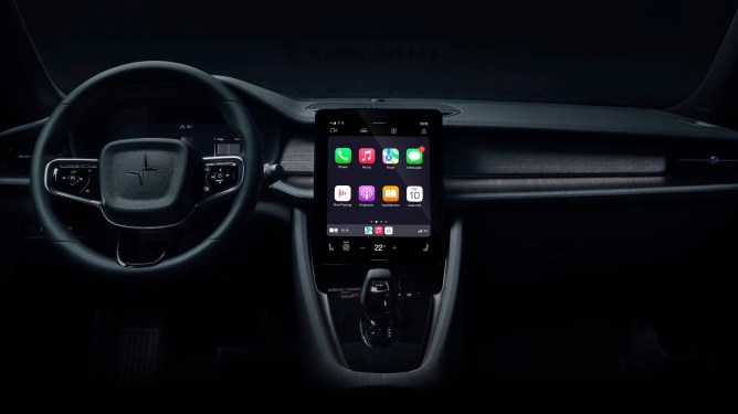 apple carplay polestar