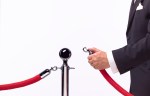 Security opening rope barrier
