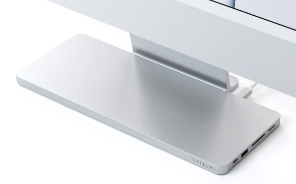 Satechi dock on iMac