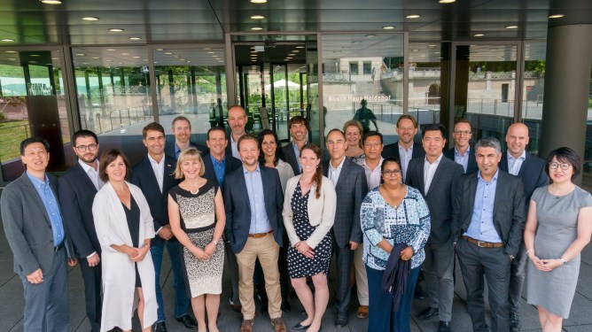 Robert Bosch Venture Capital staff pose for a photo