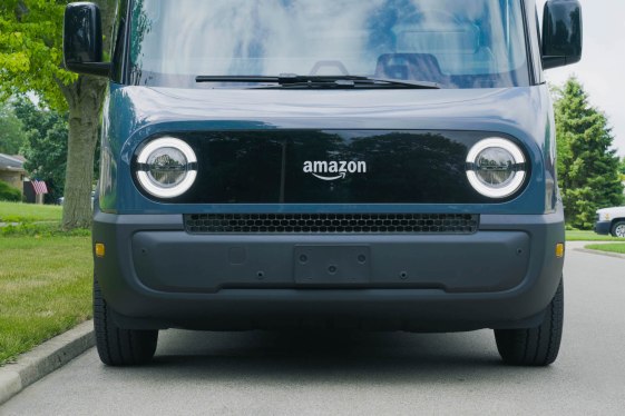 Rivian electric delivery van for Amazon
