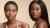 Woman posing in before and after shot with Parfait wig.