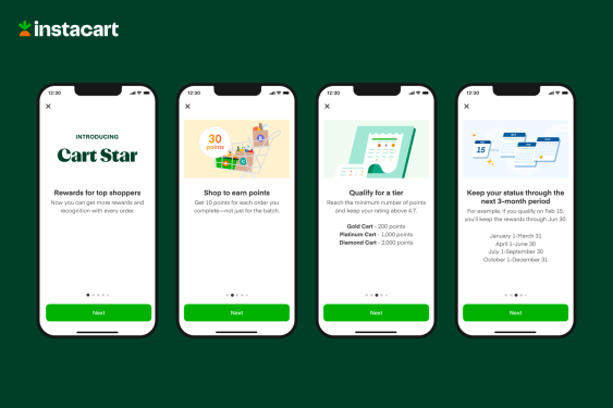 Instacart rewards program