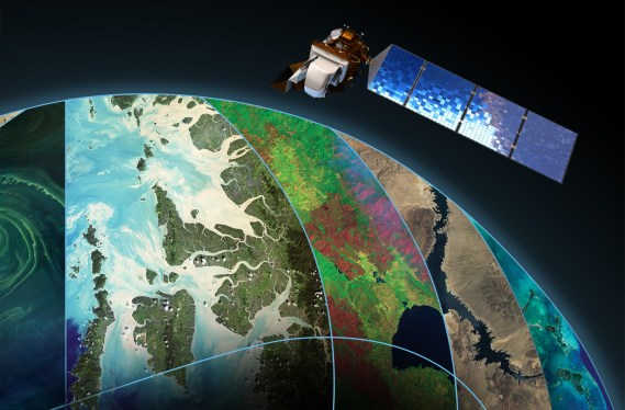 Composite image of Landsat 8