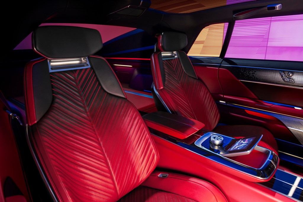 interior of Cadillac Celestiq