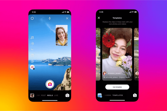 Instagram dual camera