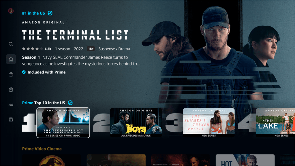 New Amazon Prime Video Interface