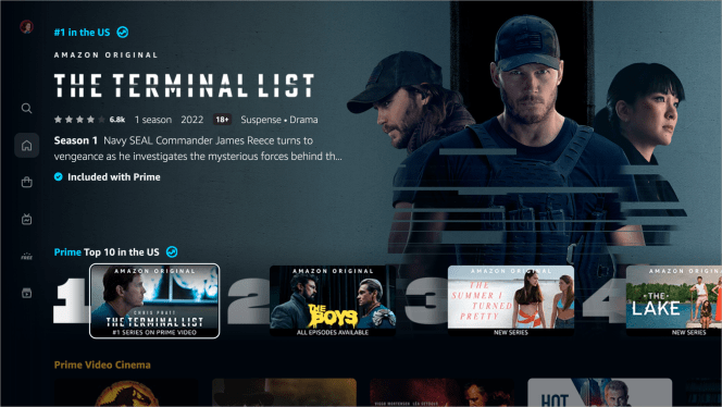 New Amazon Prime Video Interface