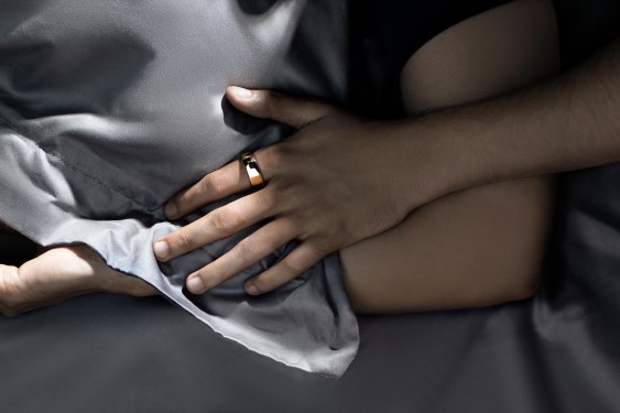 Ultrahuman Ring smart ring shown worn on a human hand