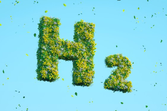 Green hydrogen illustration