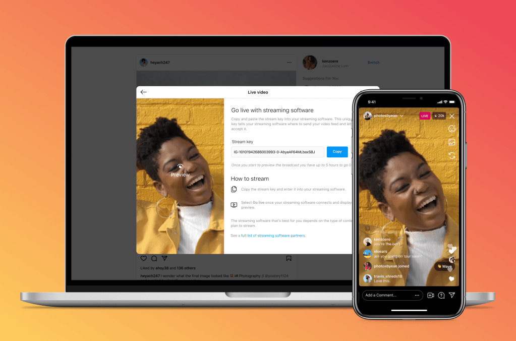 Instagram Live Producer tool