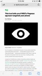 The before view in Safari.