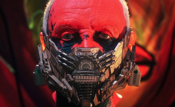 An image of Anthony Hopkins as 'The Rebel' in his new NFT collection