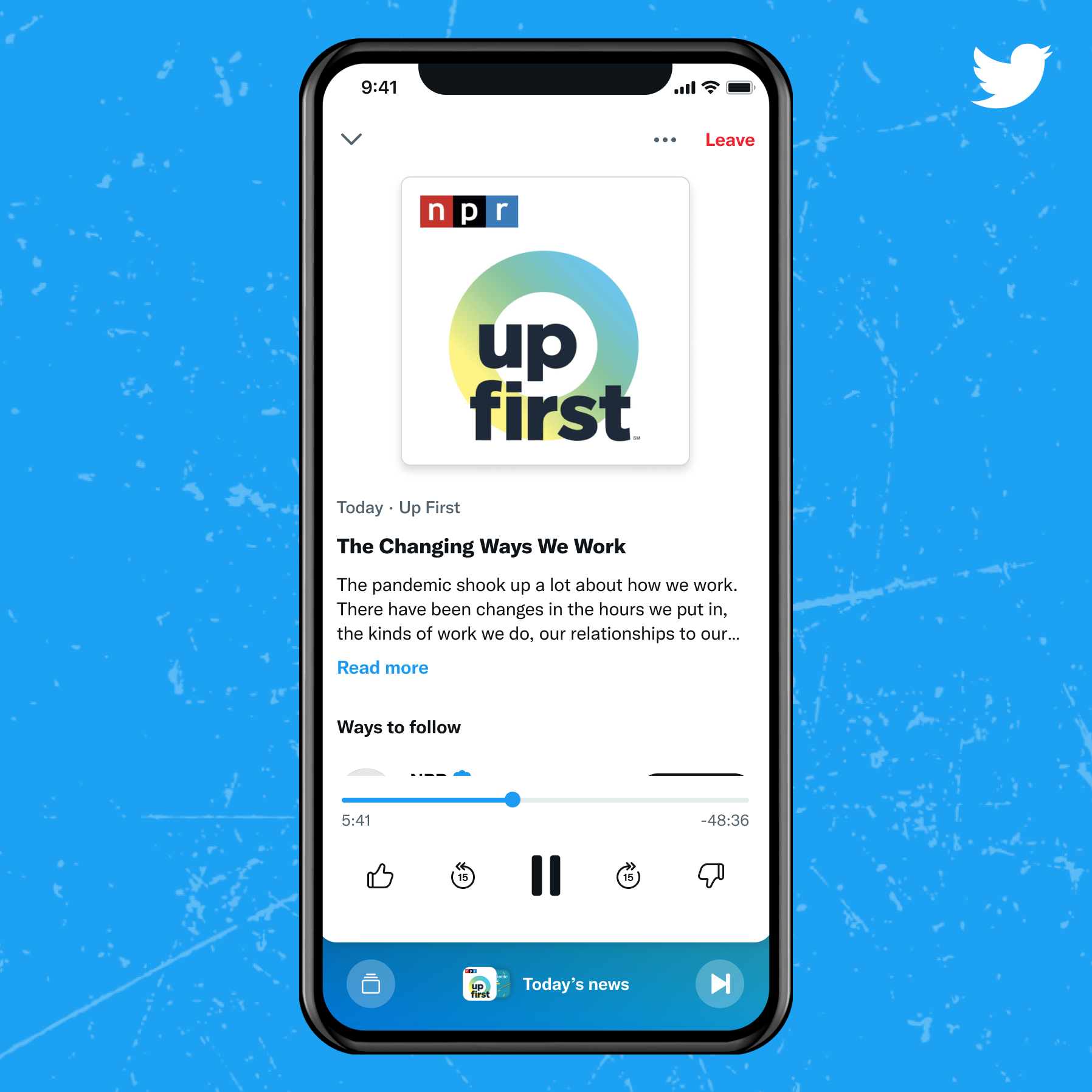 Twitter podcast