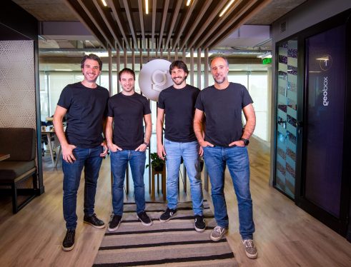 4 men, standing