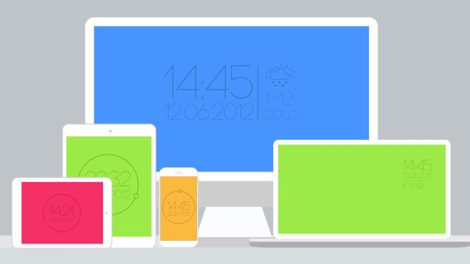 illustration of electronic device screenss