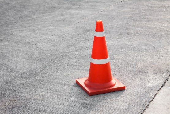 orange traffic cone
