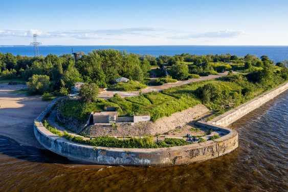 ruins of seaside fort