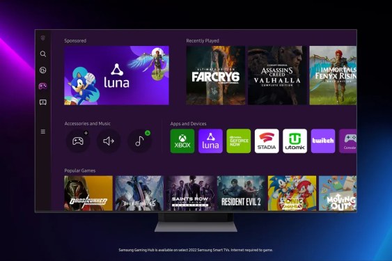 Amazon Luna on Samsung Gaming Hub