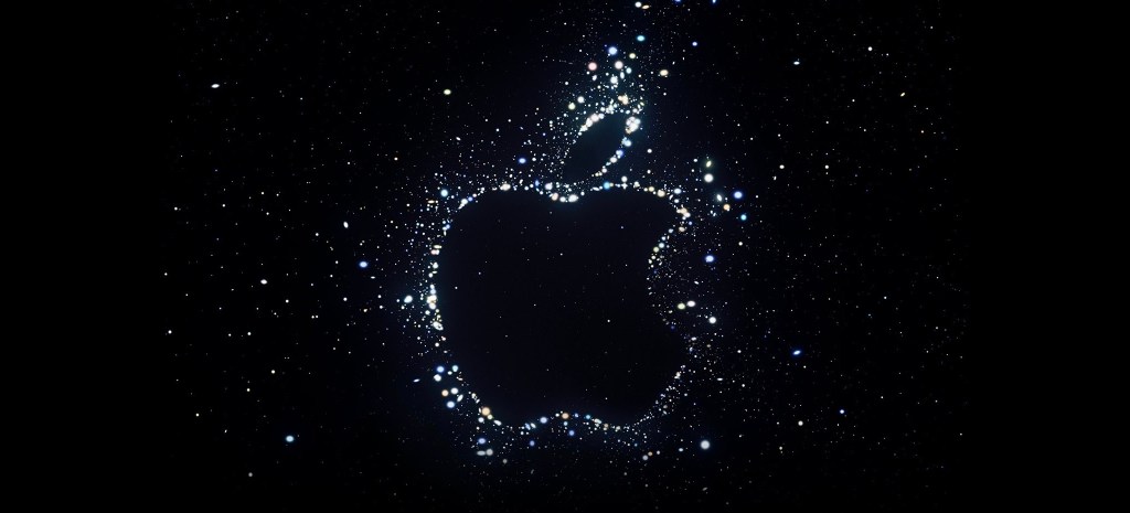 stars aligned in shape of apple