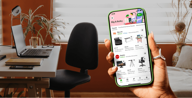 Instacart's new "Big & Bulky" feature