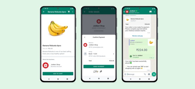 Meta and Jio launch grocery shopping on WhatsApp in India