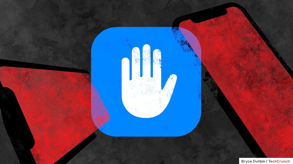 Lockdown Mode icon on a red and black darkened background