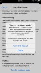 Some features are limited, or blocked altogether, to reduce the surface area for attackers to target Apple devices.