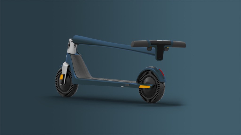 scooter, folded