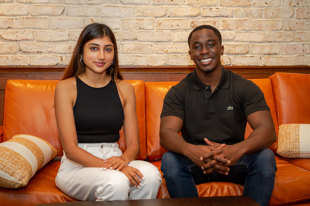 Devshi Mehrotra and Leslie Jones-Dove