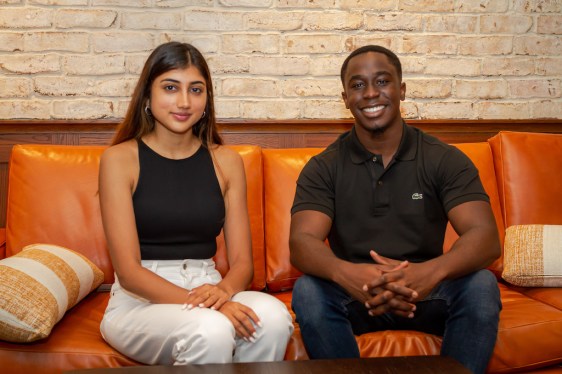 Devshi Mehrotra and Leslie Jones-Dove
