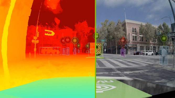 graphic showing pipeline between real world imagery and 3D simulation