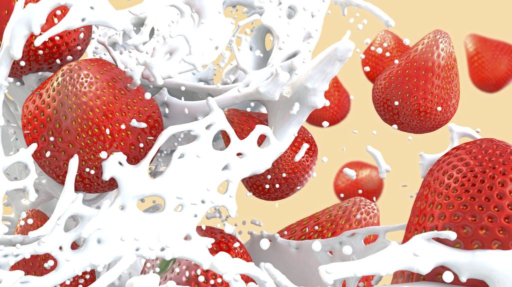 strawberries and cream